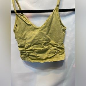 NWOT Free People Green Tank Too Size XS-S